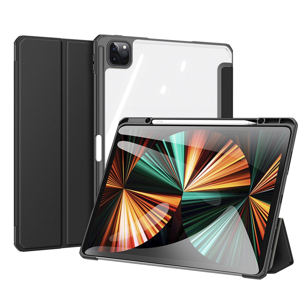 DUX DUCIS DUX DUCIS iPad Pro 12.9 Fodral TOBY Tri-Fold Pennhållare Svart