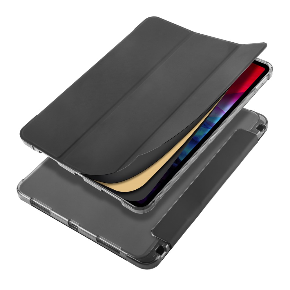  iPad Pro 12.9 Fodral Tri-Fold Pennhållare Svart