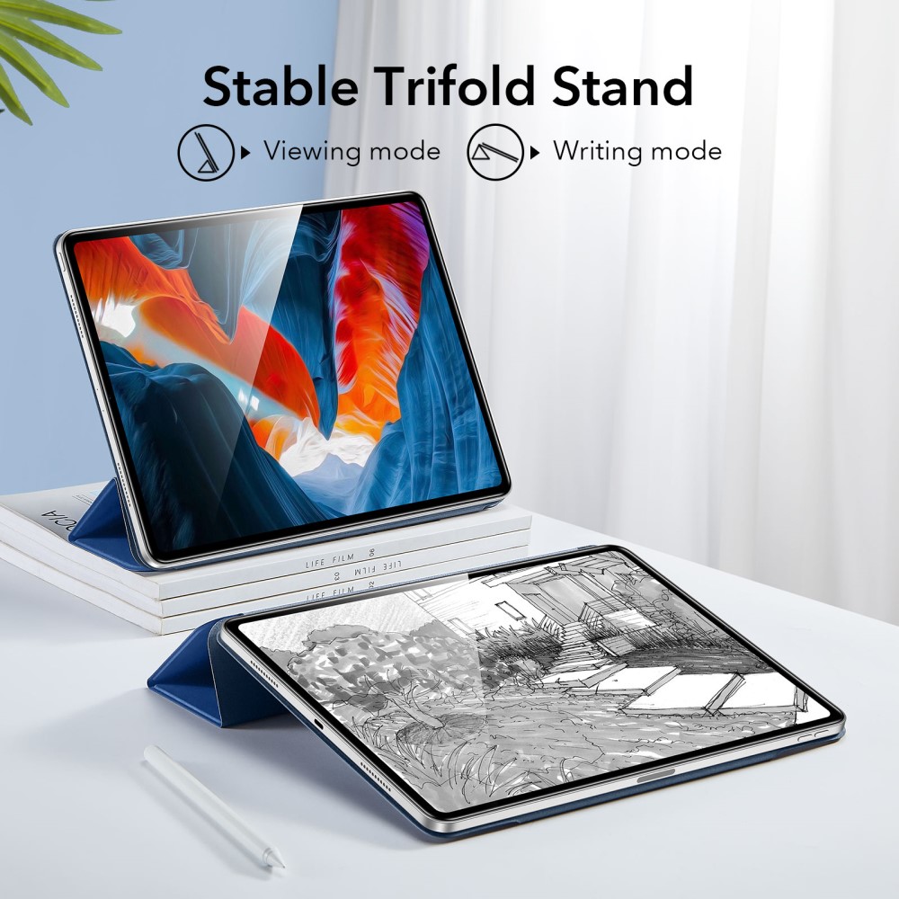 ESR ESR 2in1 Magnetiskt Fodral För iPad Pro 12.9 2020/2021/2022 Blå