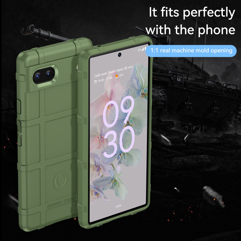  Google Pixel 6A Skal Robust Grön