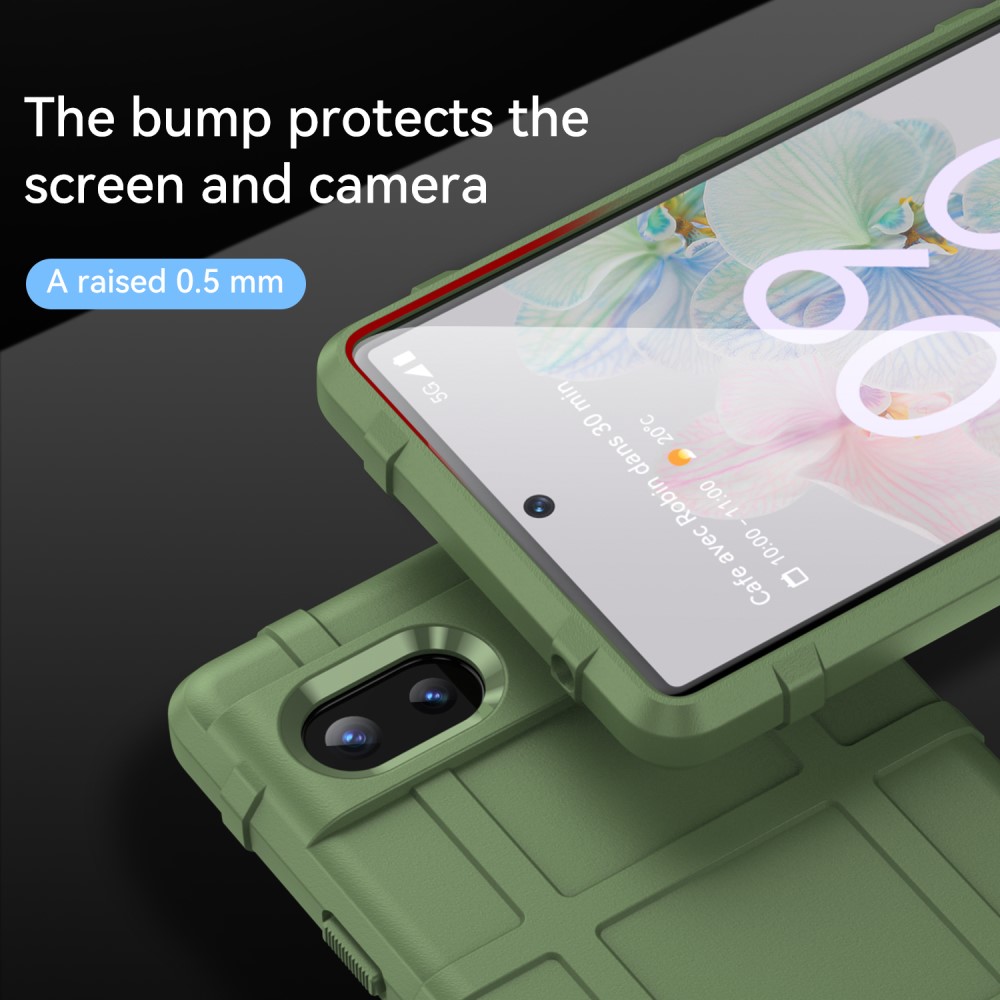  Google Pixel 6A Skal Robust Grön