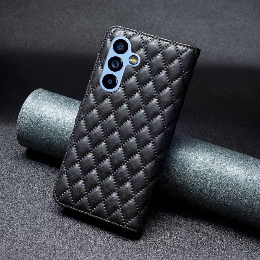  Samsung Galaxy A54 5G Fodral Diamond Läder Svart