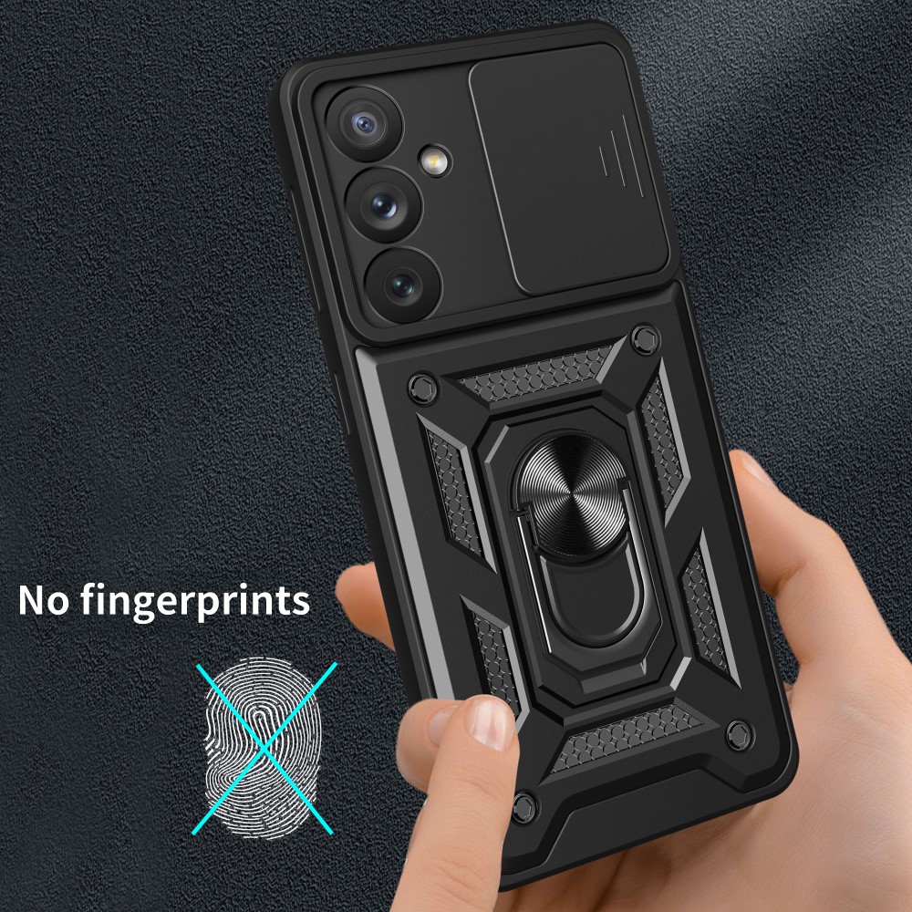  Samsung Galaxy A54 5G Skal CamShield Ring Hybrid Svart