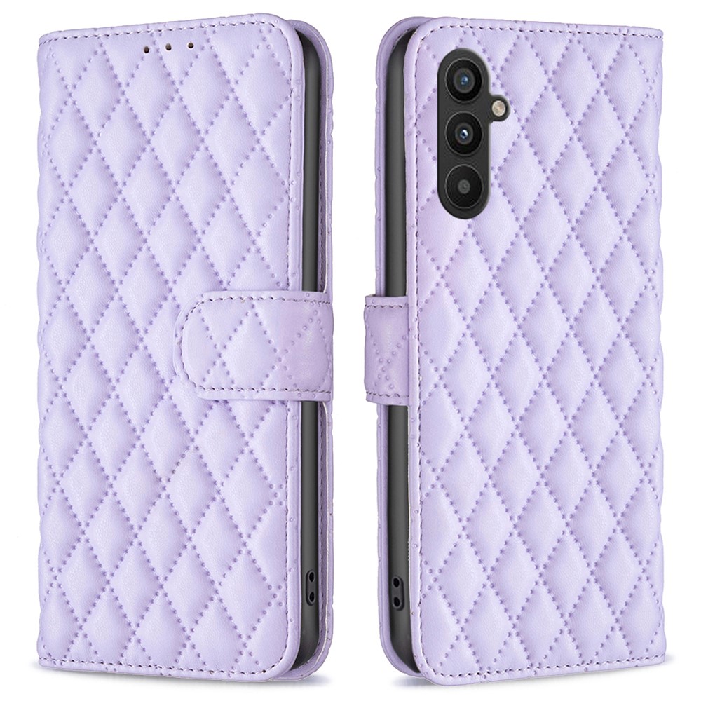  Samsung Galaxy A34 5G Fodral Diamond Läder Lila