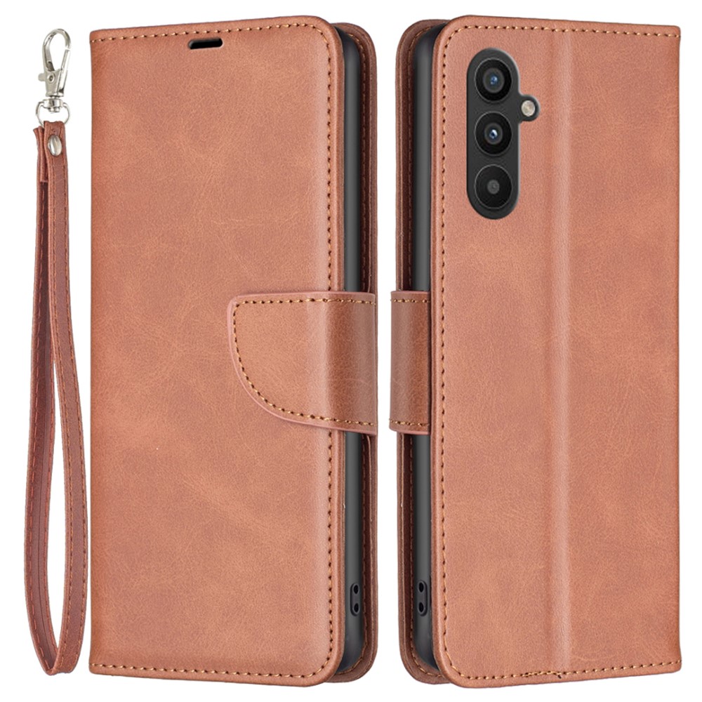  Samsung Galaxy A34 5G Fodral Solid Shark Läder Brun