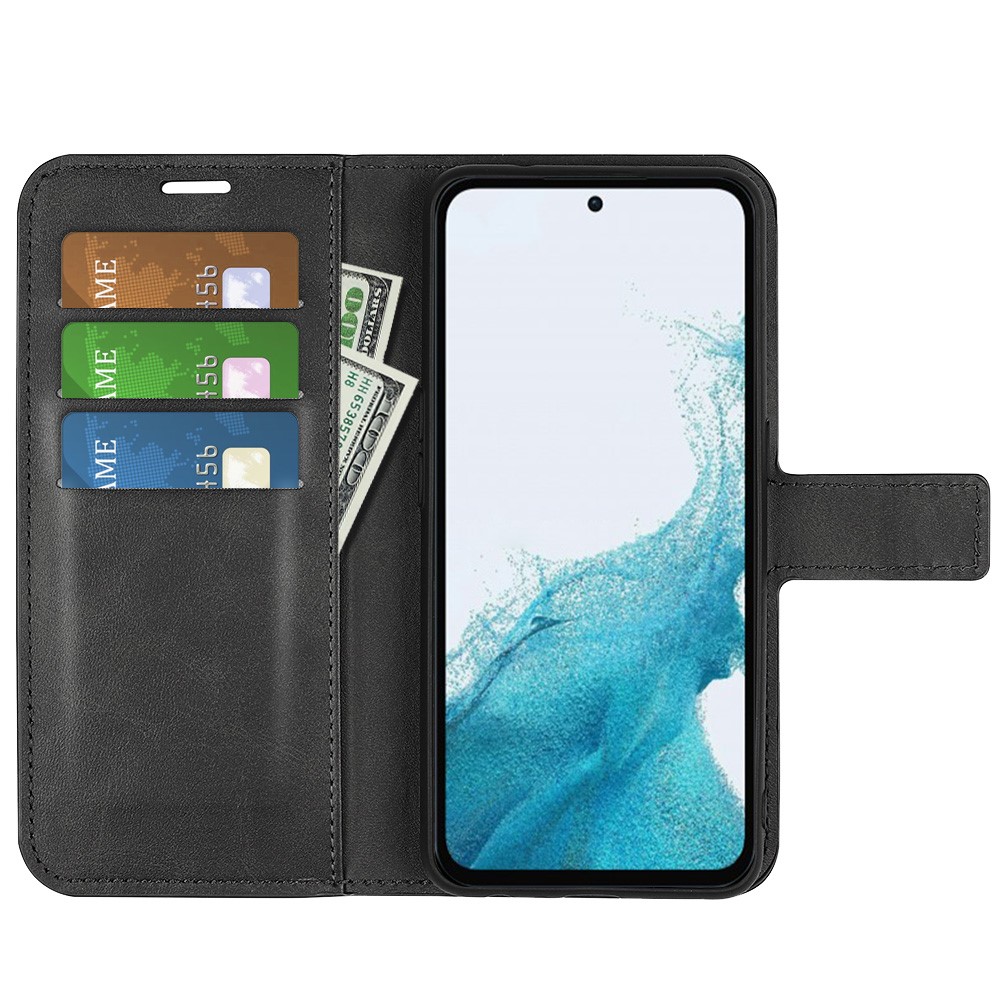  Samsung Galaxy A54 5G Fodral Läder Svart