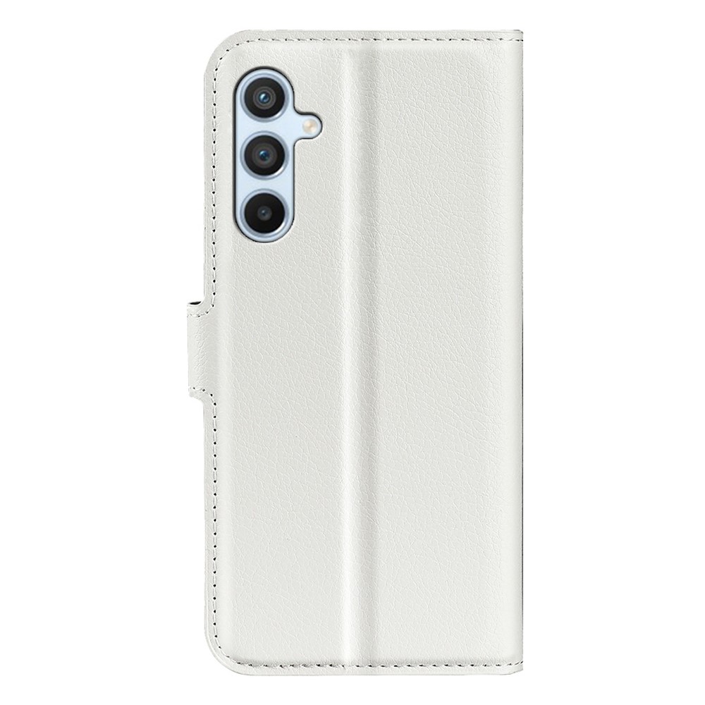  Samsung Galaxy A54 5G Fodral Litchi Läder Vit