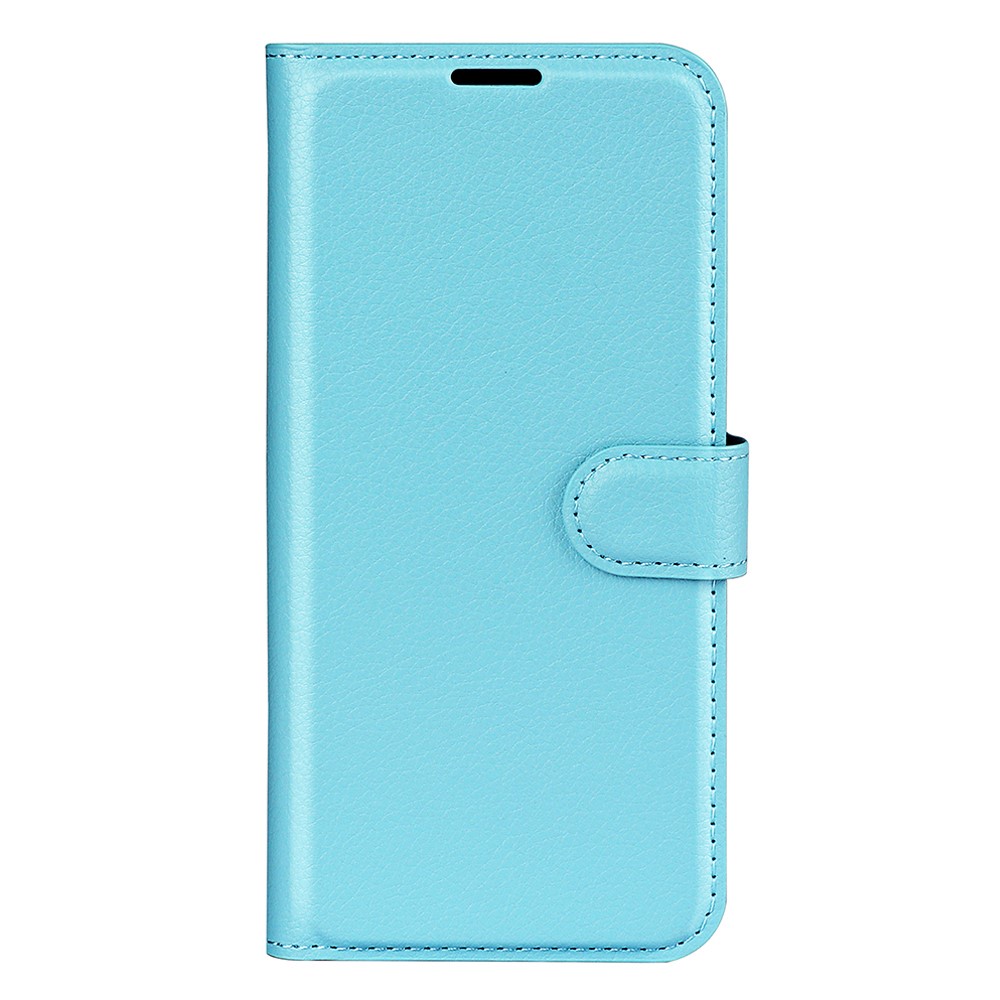  Samsung Galaxy A54 5G Fodral Litchi Läder Ljus Blå