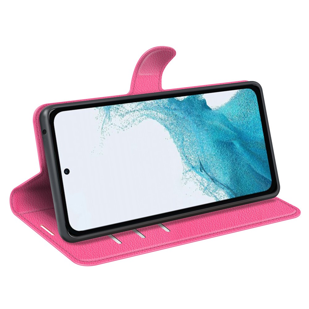  Samsung Galaxy A54 5G Fodral Litchi Läder Rosa