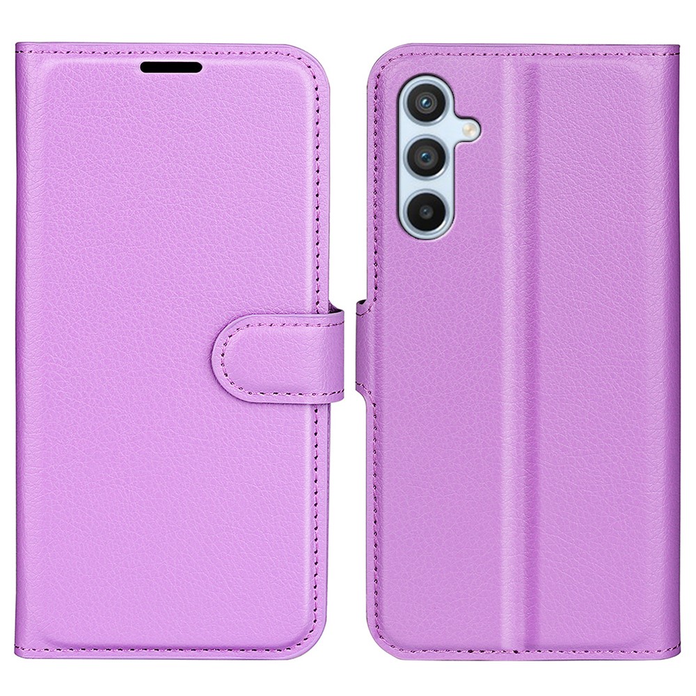  Samsung Galaxy A54 5G Fodral Litchi Läder Lila