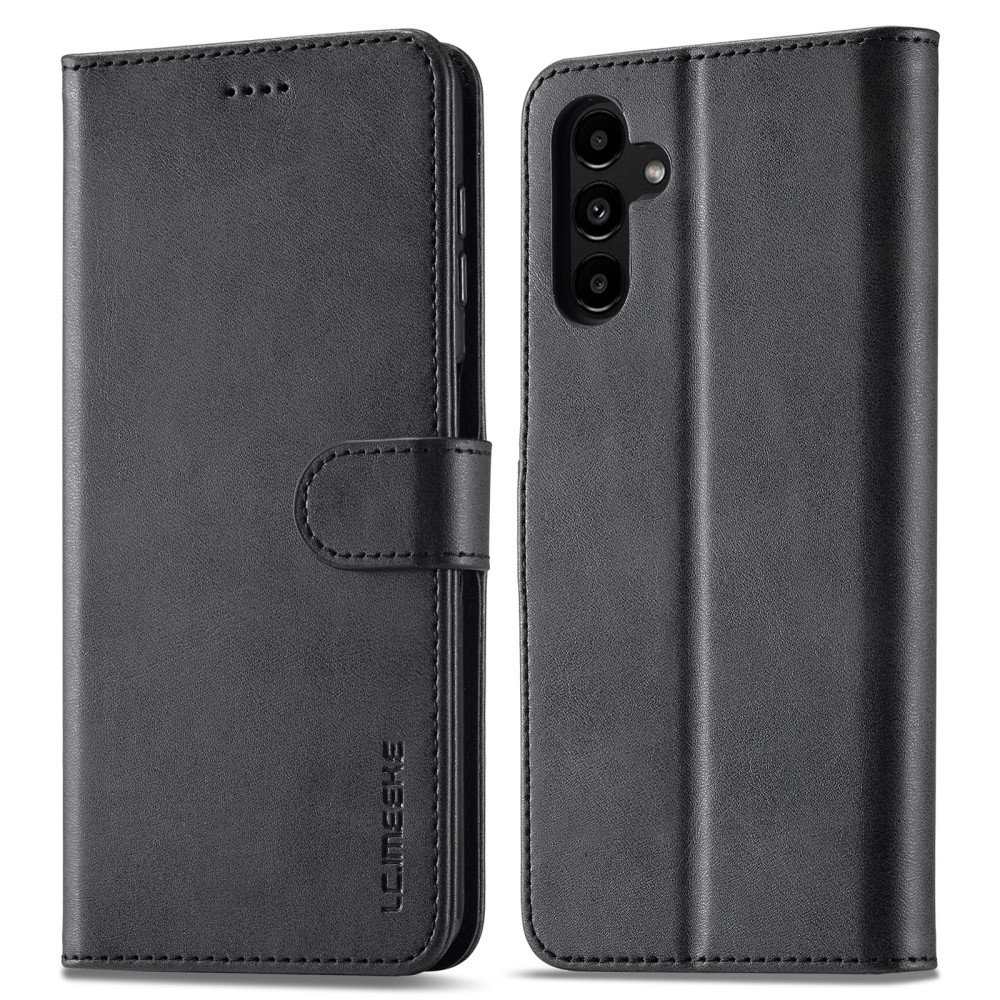 LC.IMEEKE LC.IMEEKE Galaxy A54 5G Fodral Läder Svart