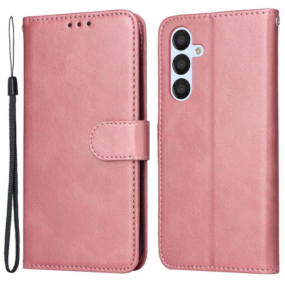  Samsung Galaxy A54 5G Fodral Läder Roséguld