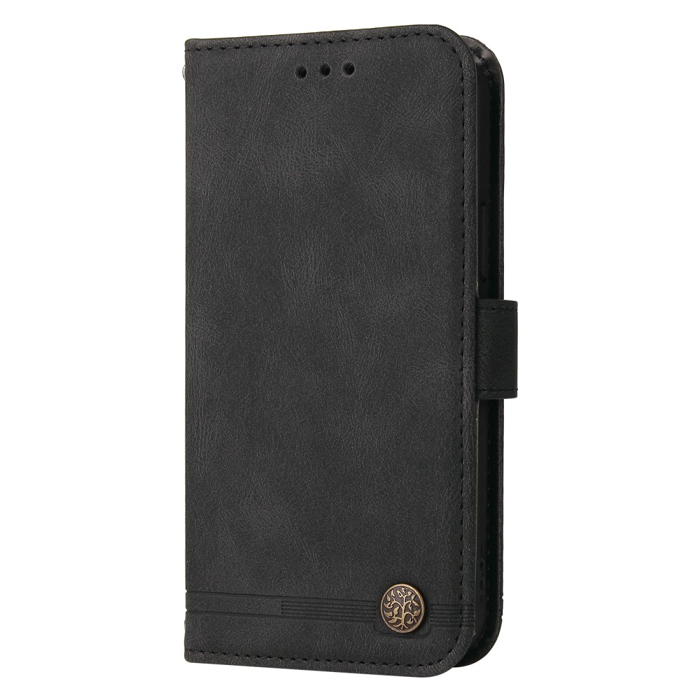  Samsung Galaxy A54 5G Fodral Skin Touch Läder Svart