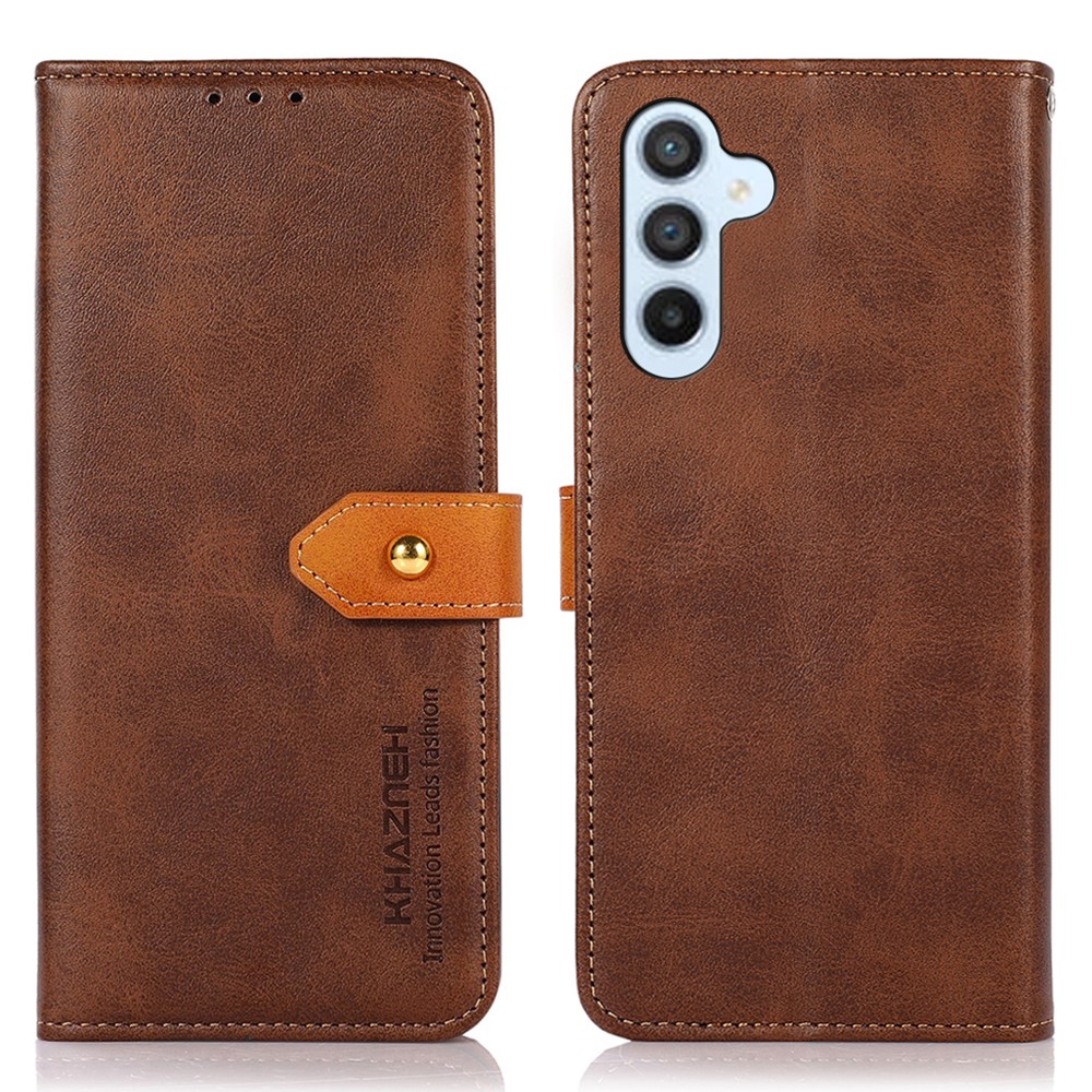 KHAZNEH KHAZNEH Galaxy A34 5G Fodral Dual-Color Brun