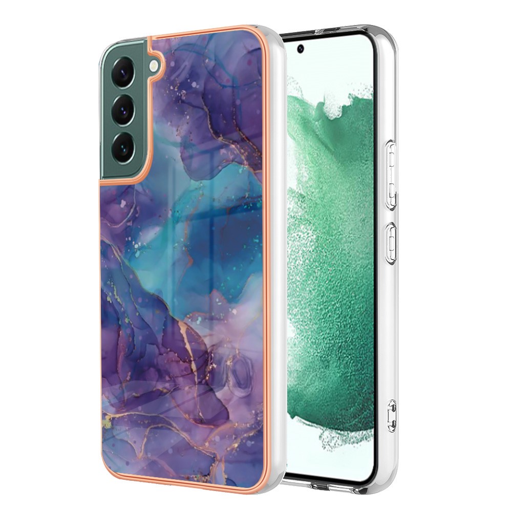  Samsung Galaxy S23 Plus Skal Marmor TPU Lila