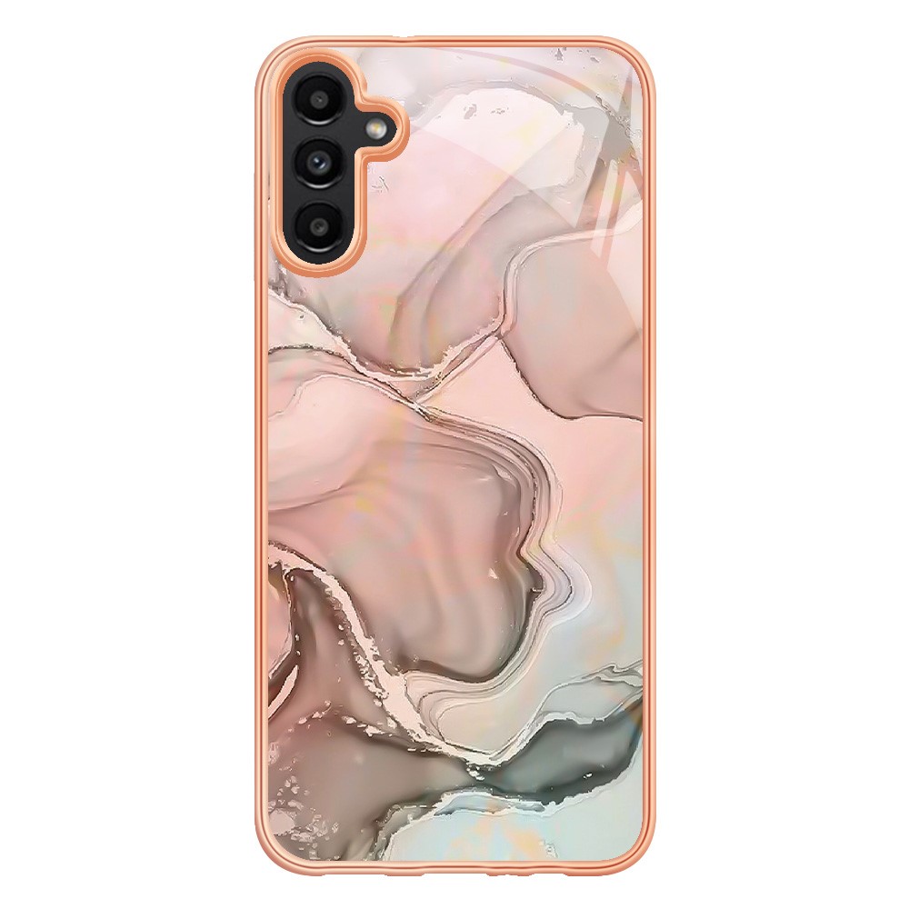  Samsung Galaxy A34 5G Skal Marmor TPU Rosa