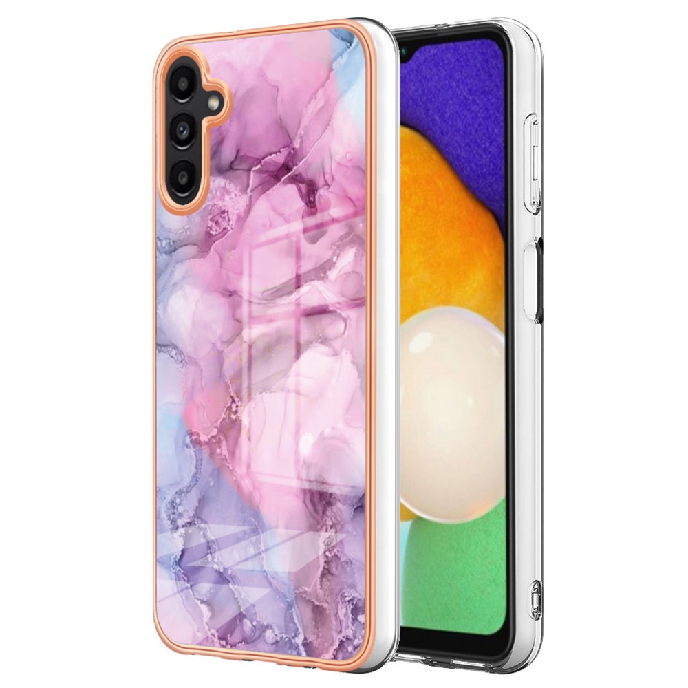  Samsung Galaxy A34 5G Skal Marmor TPU Rosa