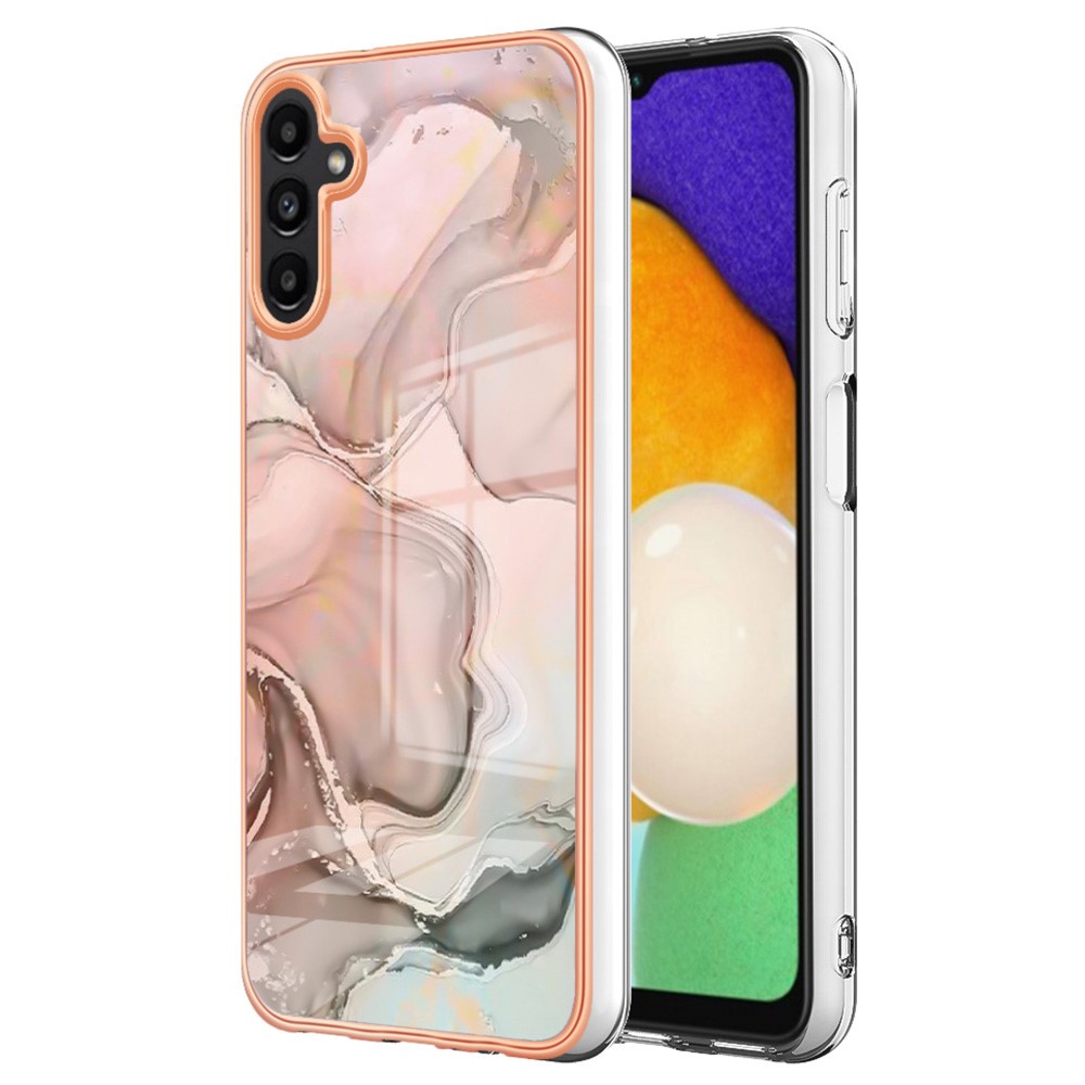  Samsung Galaxy A54 5G Skal Marmor TPU Rosa