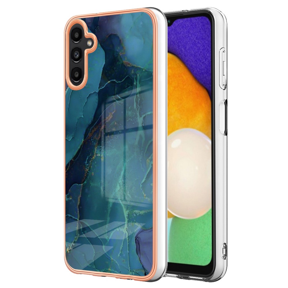  Samsung Galaxy A54 5G Skal Marmor TPU Grön