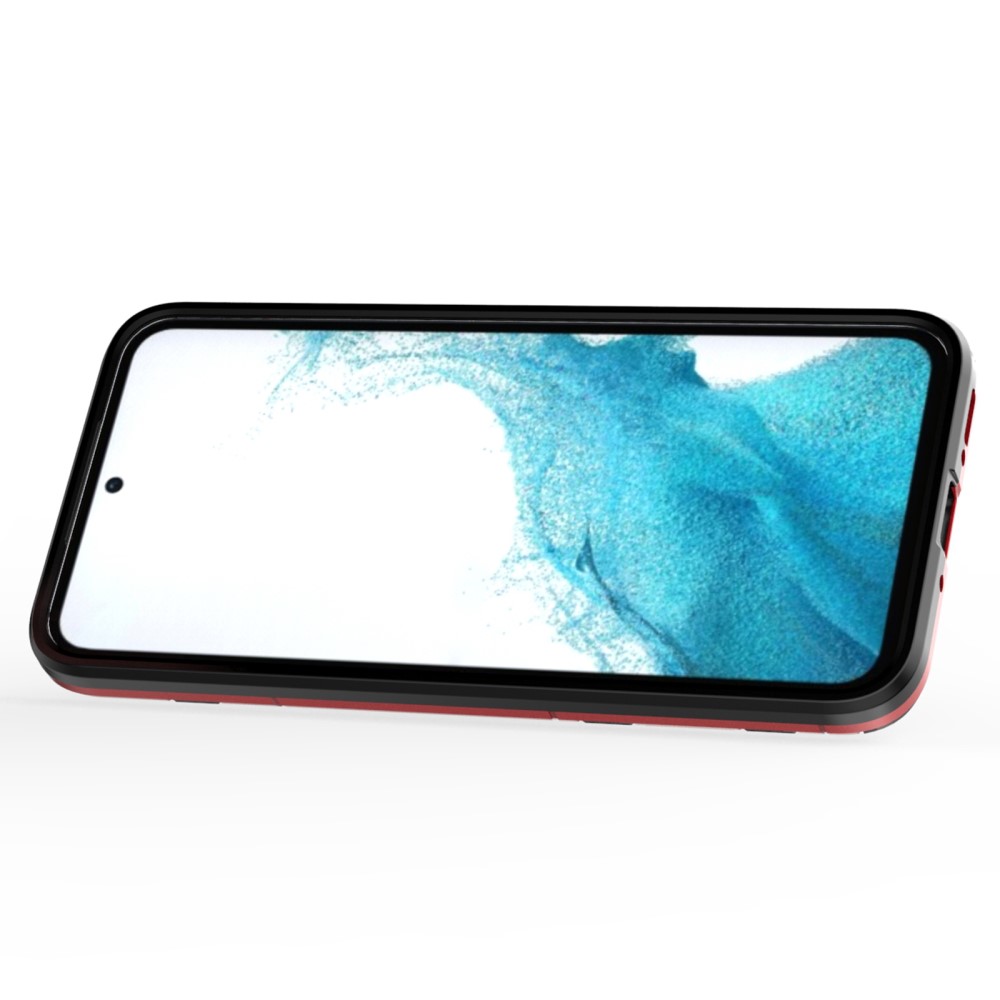  Samsung Galaxy A54 5G Skal Ring Hybrid Röd