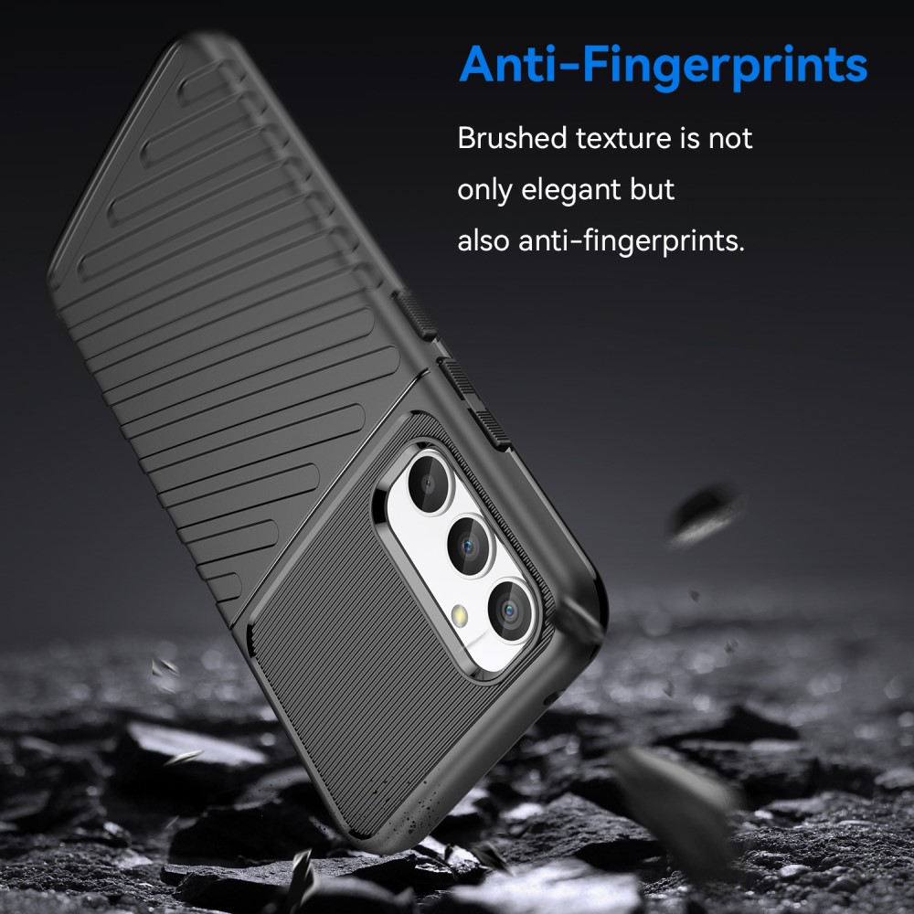  Samsung Galaxy A34 5G Skal Twill Textur Svart