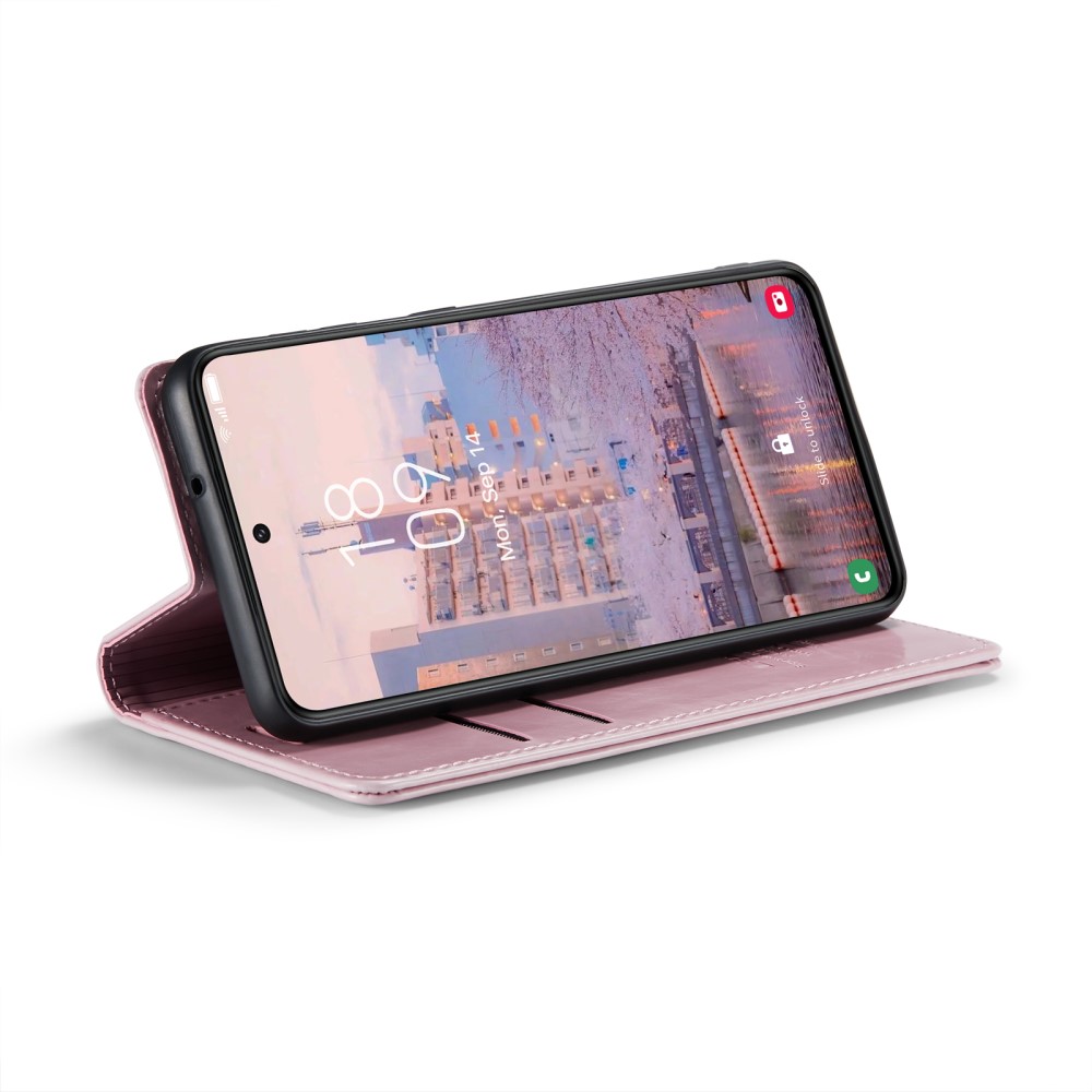 CASEME CASEME Samsung Galaxy S23 Plus Fodral Wax Textur Roséguld