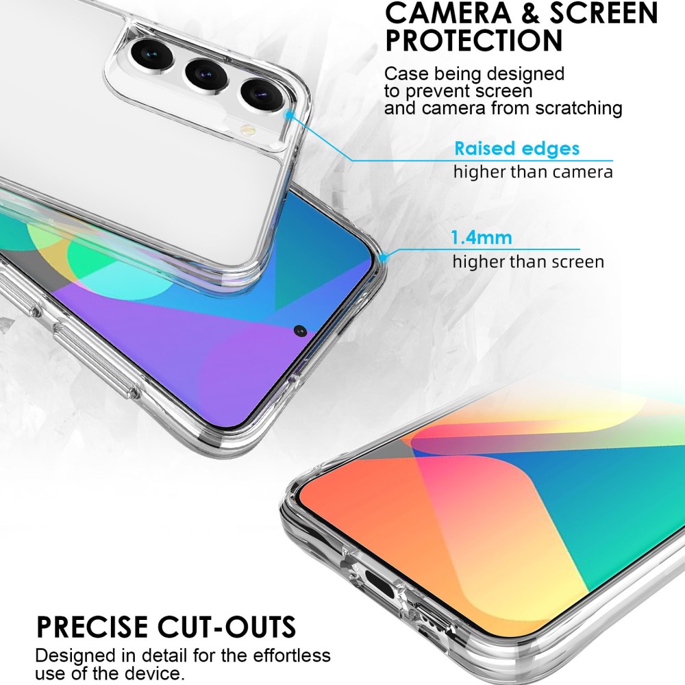  Samsung Galaxy S23 Plus Skal Shockproof Hybrid Transparent