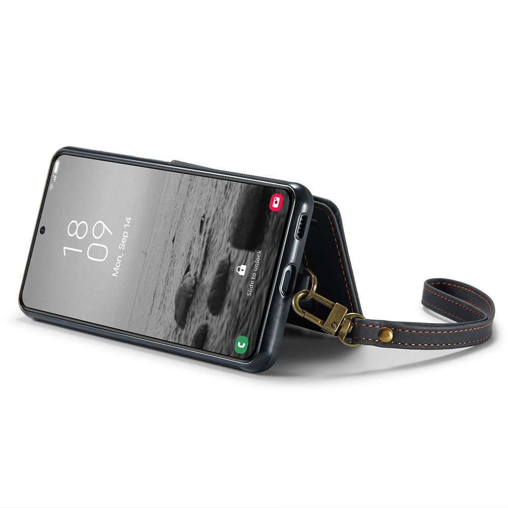 CASEME CASEME Galaxy S23 Plus Skal Med Magnetisk Plånbok Svart