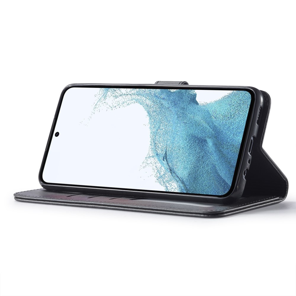 LC.IMEEKE LC.IMEEKE Samsung Galaxy A34 5G Fodral Läder Svart