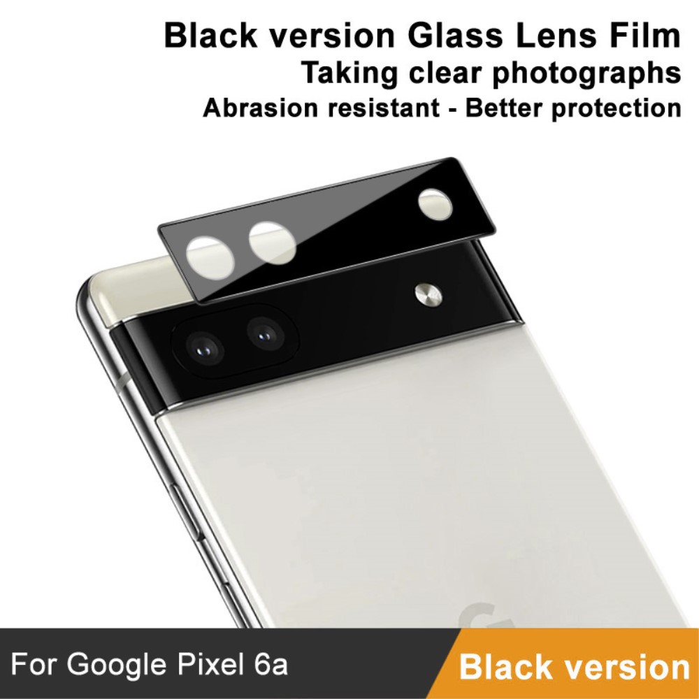 IMAK IMAK Google Pixel 6A Linsskydd Härdat Glas Svart