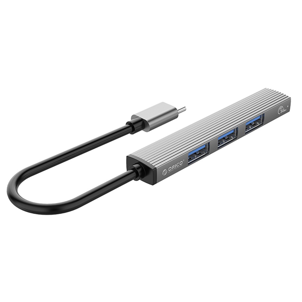 ORICO ORICO USB-C Hub 4x USB-A 3.0 Silvergrå