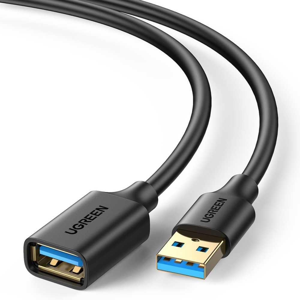 UGREEN UGREEN 1m USB-A Hane - Hona Förlängare Svart