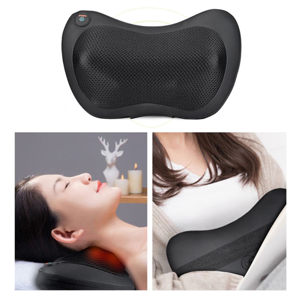  Massagekudde Med Värme Svart