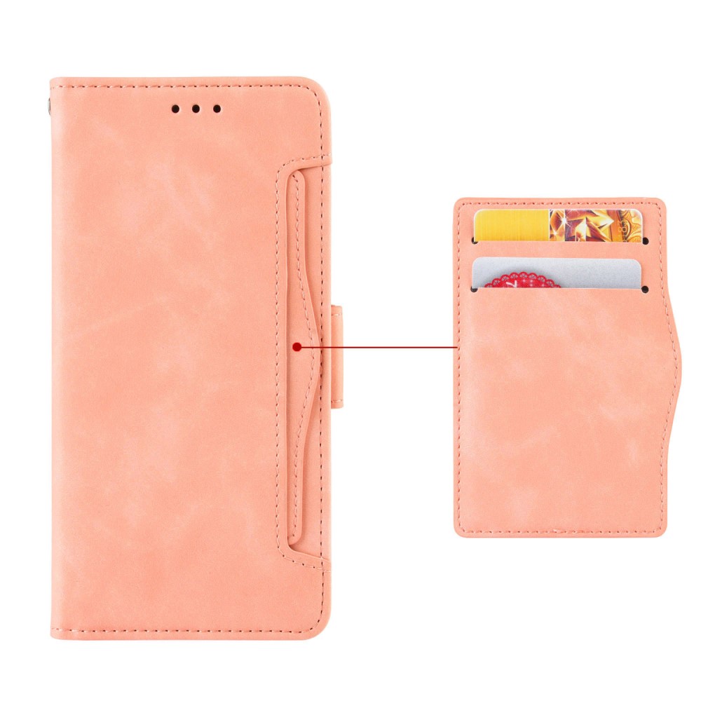  Galaxy S23 Ultra Fodral Med Avtagbart Kortfodral Rosa