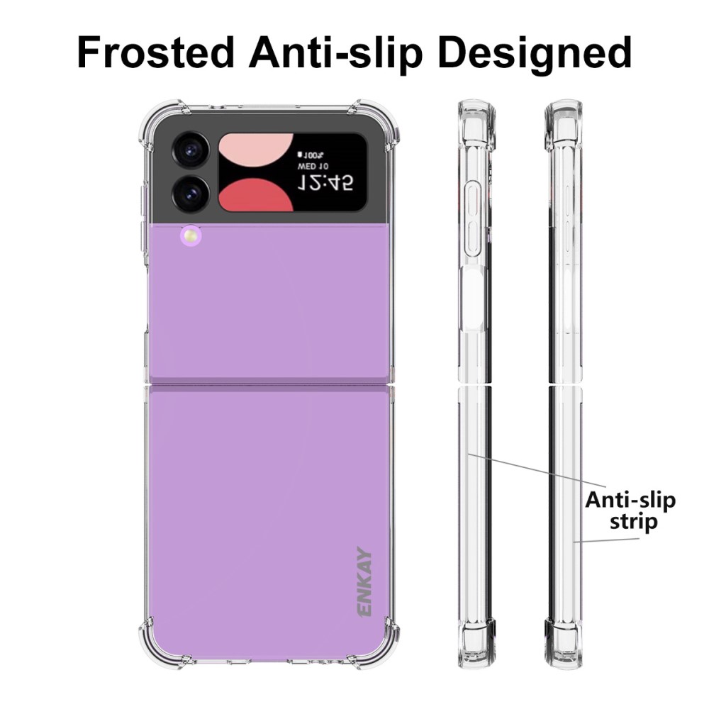 ENKAY ENKAY Galaxy Z Flip 4 Skal Shockproof TPU Transparent