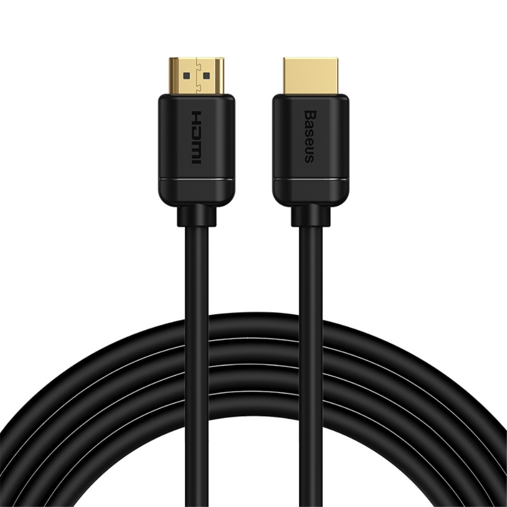 BASEUS Baseus 3m 4K 60Hz HD HDMI - HDMI Kabel Svart