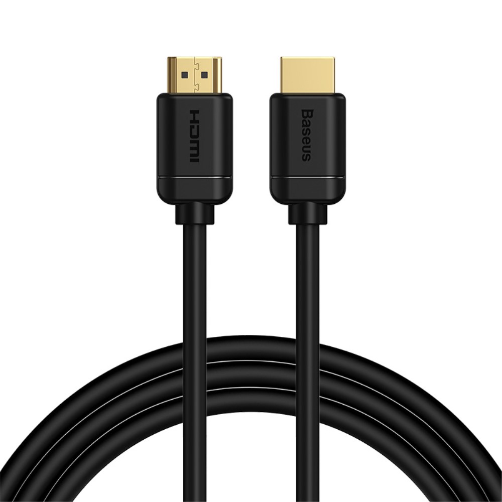 BASEUS Baseus 2m 4K 60Hz HD HDMI - HDMI Kabel Svart