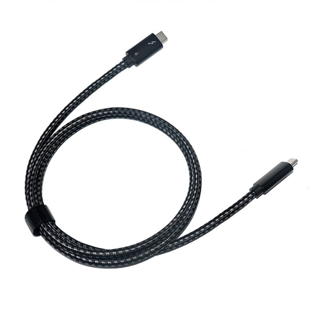  Thunderbolt 3/4 Kabel 2m USB-C 100W PD Svart