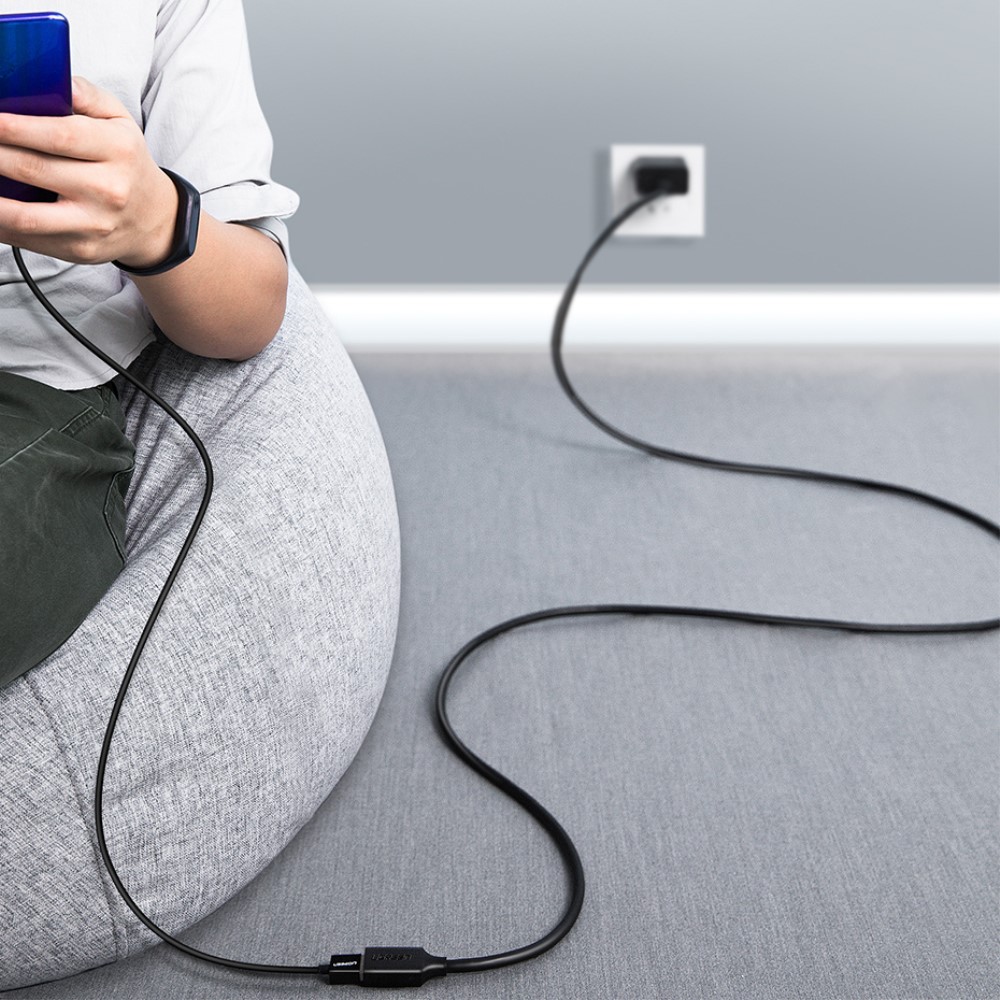 UGREEN UGREEN 1.5m USB 3.0 Hane Till Hona Förlängningskabel Svart