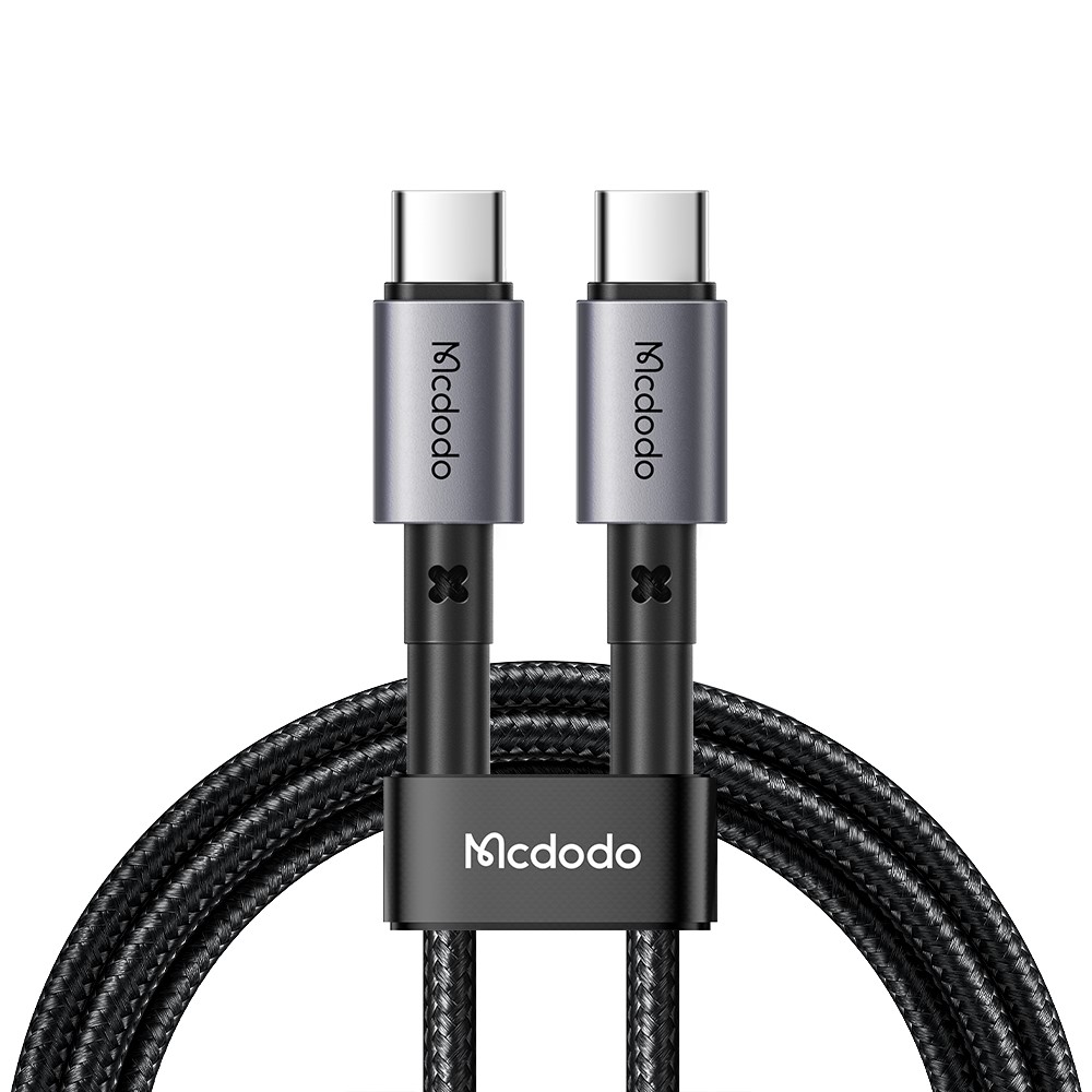 MCDODO Mcdodo 1.5m 60W PD USB-C - USB-C Snabbladdningskabel Svart