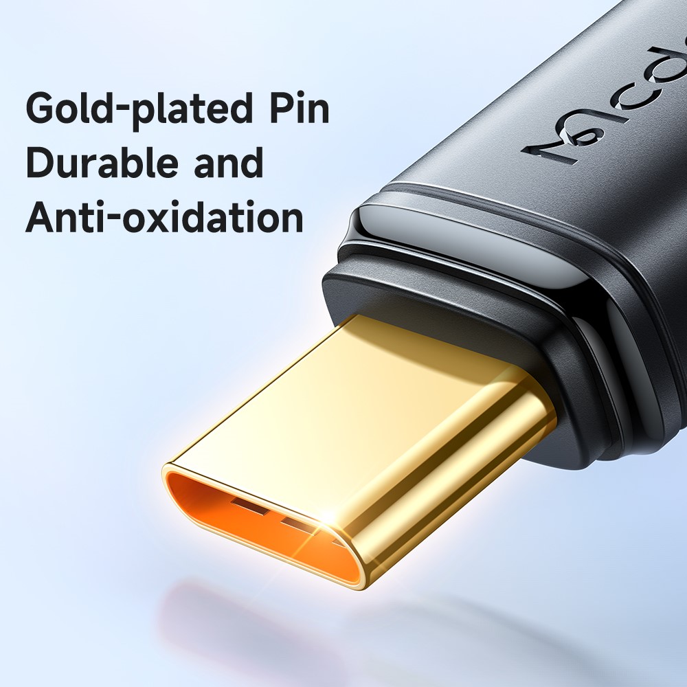 MCDODO Mcdodo 2m 240W 5A PD USB-C - USB-C Snabbladdningskabel Svart