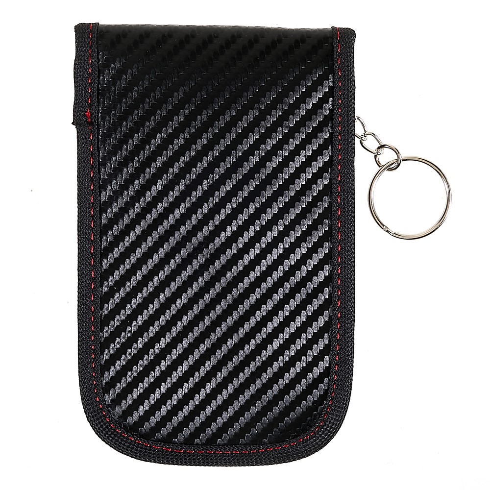  Bilnyckelskydd RFID Fodral Kolfibertextur