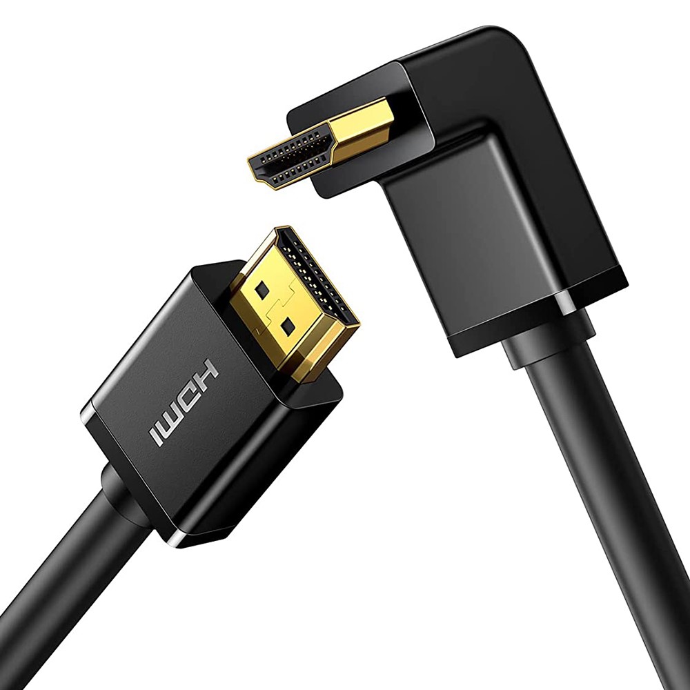 UGREEN UGREEN 1.5m 90° 4K 60Hz HDMI - HDMI Kabel Elbow Svart