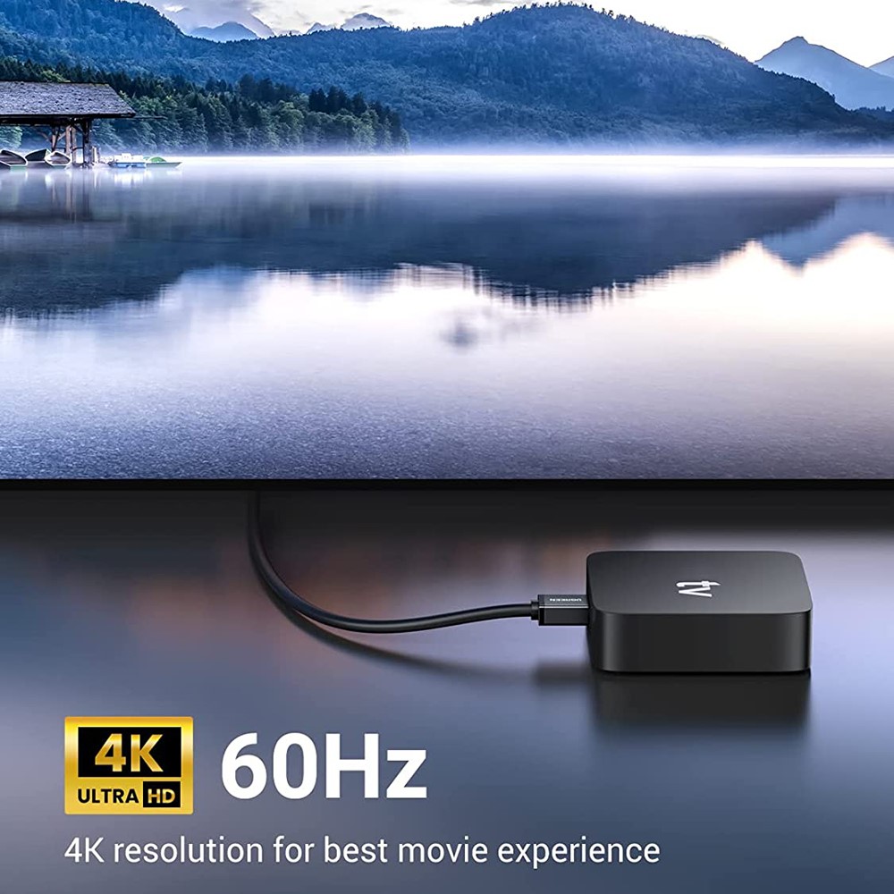 UGREEN UGREEN 1.5m 90° 4K 60Hz HDMI - HDMI Kabel Elbow Svart