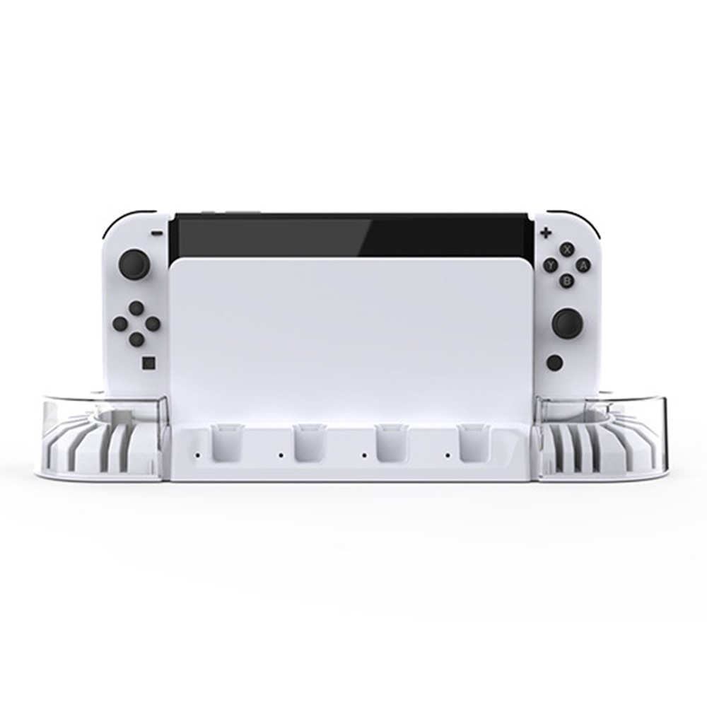 KJH KJH Nintendo Switch/OLED Laddningsställ U-Formad Vit