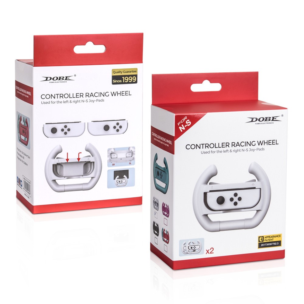 DOBE DOBE 2-PACK Ratt / Wheel Pair Nintendo Switch Joy-Con Vit