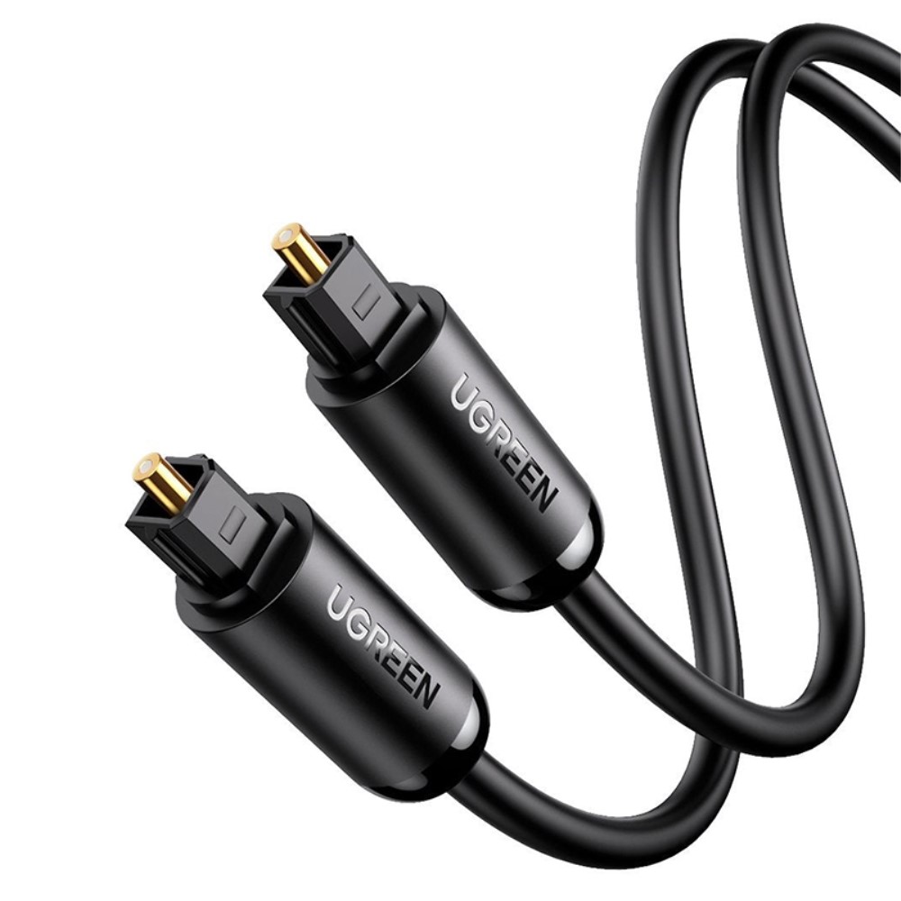 UGREEN UGREEN 1m Optisk Ljudkabel Toslink Svart