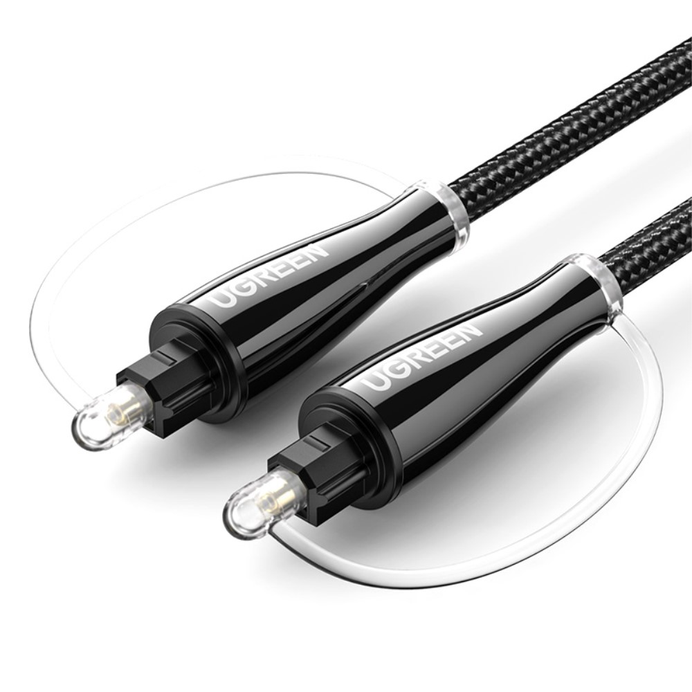 UGREEN UGREEN 1m Optisk Fiberkabel Toslink Svart