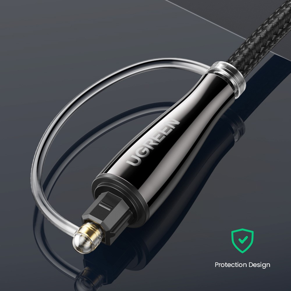 UGREEN UGREEN 1m Optisk Fiberkabel Toslink Svart