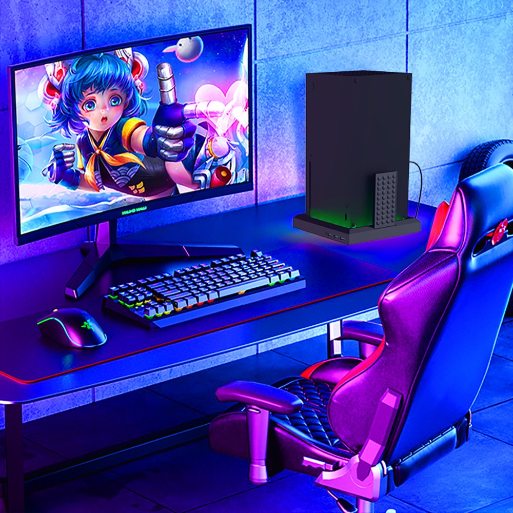  Xbox Series S/X Laddningsstation RGB Svart